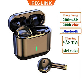 Tai Nghe Nhét Tai Bluetooth tws Pix-Link Air-S4 Micro Chống Ồn, Điều Khiển Cảm Ứng, Nghe Đơn Hoặc Đôi - Hàng Chính Hãng