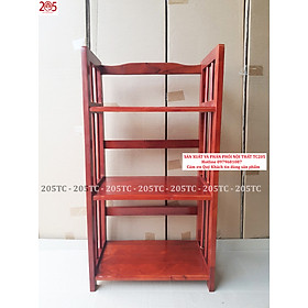 Mua KỆ SÁCH 3 TẦNG 50cm TC205 - gỗ cao su 100% - MUA TAI TC205! CHỈ CÓ LỜI TO