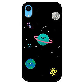 Ốp lưng dành cho iphone x / xs - iphone xs max - iphone xr mẫu hành tinh nền đen