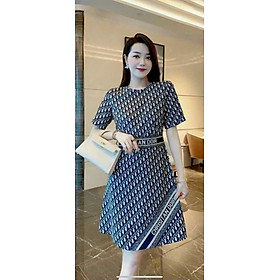 ĐẦM SUÔNG LỤA HỌA TIẾT SIÊU ĐẸP