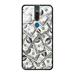 Ốp Lưng Kính Cường Lực cho Oppo F11 Pro - 0355 DOLLAR02 - Hàng Chính Hãng