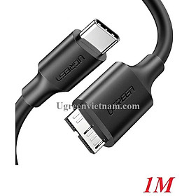 Cáp chuyển đổi USB type-C to Micro USB 3.0 dài 1m chính hãng Ugreen 20103 cao cấp -Hàng chính hãng