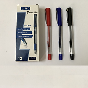 Hộp 12 bút bi nước linc excutive nét 0.5mm