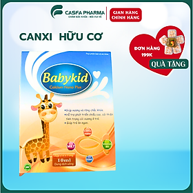 Siro bổ sung Vitamin D3, tăng hấp thu canxi và đề kháng cho trẻ BABYKID CALCIUM PLUS - Hộp 20 ống