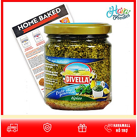 Tặng Kèm Công Thức - Sốt Pesto Đặc Trưng Ý Divella 190g – Pesto Sauce