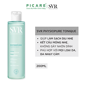 Hình ảnh Nước Cân Bằng Da SVR Physiopure Tonique Chai 200ml - PTO