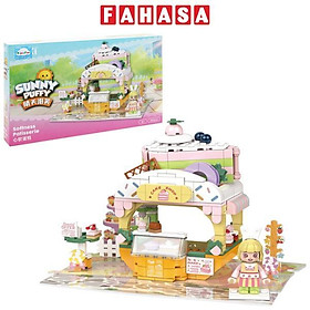 Đồ Chơi Lắp Ráp Mô Hình Cửa Hàng Bánh Sunny Puffy Softness Patisserie- Jaki JK2122 (283 Mảnh Ghép)