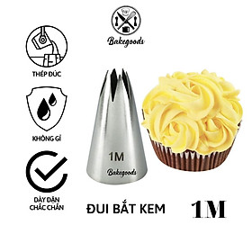 Mua Đui bắt kem 1M  Đuôi sò 6 cánh  chui bắt kem trang trí bánh thép đúc liền khối dày dặn  không gỉ (Đui 6 cánh)