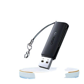 Ugreen UG60722CM264TK SD TF USB 3.0 Màu Đen Đầu đọc thẻ SD TF chuẩn USB