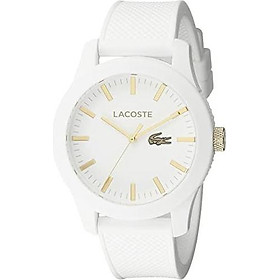 Lacoste Men's 2010819 Lacoste.12.12 Analog Display Quartz White Watch