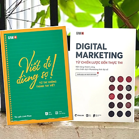 Hình ảnh Combo 2Q Sách Dành Cho Những Người Sáng Tạo Nội Dung/ Marketing Bán Hàng: Viết Đi Đừng Sợ! Từ Tay Không Thành Tay Viết + Digital Marketing - Từ Chiến Lược Đến Thực Thi 
