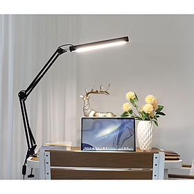 Đèn Học Kẹp Bàn Ánh Sáng Led Vàng; Đèn Pixar Kẹp Đầu Giường Đọc Sách; Đèn Bàn Học Sinh; Đèn Làm Nail Phun Xăm Spa