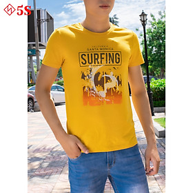 Áo Thun Nam 5S Cổ Tròn In Chữ (SURFING) Lướt Ván Trẻ trung, thoáng mát, thấm hút mồ hôi