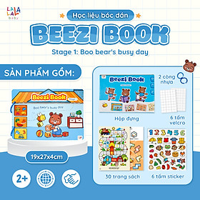 Học liệu bóc dán Busy Book cho bé Lalala Baby nhiều chủ đề đa dạng