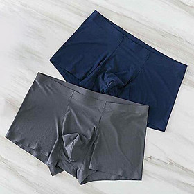 Combo 2 quần lót nam đùi su mịn dày màu ngẫu nhiên