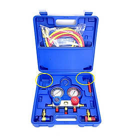 Mua Đồng hồ nạp gas đôi  Bộ đồng hồ nạp gas máy lạnh  điều hòa ô tô chuyên dụng R12 R22 134a 410a