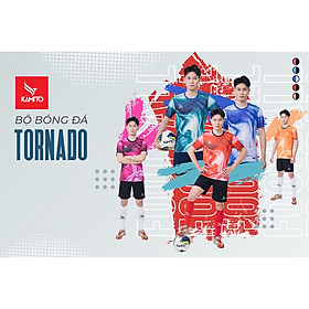 BỘ QUẦN ÁO BÓNG ĐÁ KAMITO TORNADO - KMST2202 - MẪU MỚI 2022 - 5 MÀU