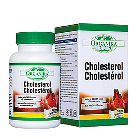 (Hộp 60 viên) Cholesterol Organika Hỗ trợ giảm cholesterol xấu (LDL), gan nhiễm mỡ