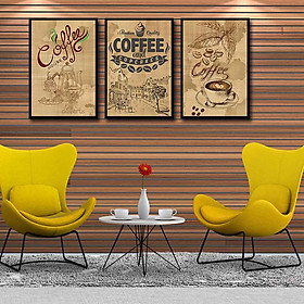 Tranh canvas treo tường Decor Tranh treo quán cafe 02 - DC115