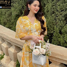 Đầm Thiết Kế MAY I-3 Chất Liệu Voan Cao Cấp - Váy Thiết Kế Đi Biển Size SML