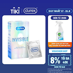 10+ Kiểu tóc Tomboy Undercut "Chất Chơi" nhất hiện nay 31 Bao cao su Durex Invisible Extra Thin Extra Sensitive 1 Hộp 10 Bao