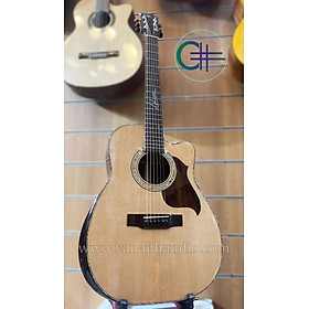 Đàn Guitar Acoustic Custom CL2022 của anh Lê Dũng Sĩ (Khảm trai chữ ký cần đàn)