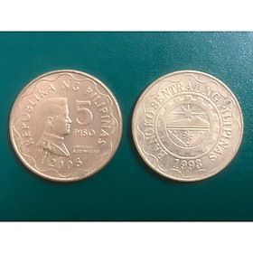 Mua Đồng xu Philippines 5 pesos phiên bản cũ