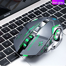 Chuột Không Dây đa kết nối Q13B - Bluetooth 5.2 -  Wireless USB 2.4ghz - Pin sạc - chống ồn - hàng nhập khẩu