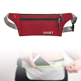 Running Waist Pack Phone Holder with Headphone Hole Running Belt Runners Fanny Pack for Hiking Fitness Workout Camping Riding