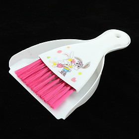 Hình ảnh Hand Broom and Dustpan Set Mini Dustpan Brush Nesting Tiny Clean Broom for Small Pets