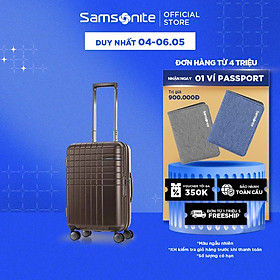 Vali kéo Samsonite Chocbrick Spinner EXP - Matt Brown - Cabin 55/20