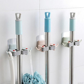 Mua Móc treo chổi dán tường đa năng  móc treo cây lau nhà  không cần phải khoan tường gắn đinh  treo thêm các vật dụng khác