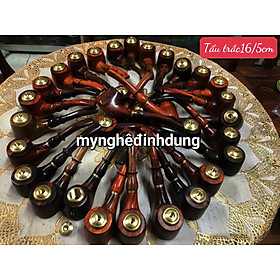 Tẩu sì gà hút thuốc phong cách lịch mãn đẳng cấp bằng gỗ trắc đỏ đen 