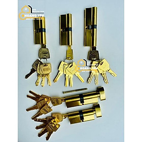 Mua Lõi khoá cửa tay gạt thế 7 8 9 10 12cm  ruột khoá cửa tay gạt 5 chìa bi kép chống dò cao cấp EL