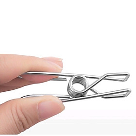 Mua Kẹp Inox quần áo  Phơi Đồ  Kẹp Treo Đồ Đa Năng 6cm gói 20 cái