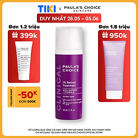 Tinh chất chống nám và nếp nhăn độc đáo Paula's Choice Clinical 1% Retinol Treatment 30ml