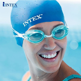Kính bơi trẻ em Intex VBC-55602 hai khoang nhìn từ nhựa PVC chịu lực tốt