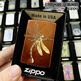 Bật Lửa Zippo 21184 Polygon Dragonfly Design