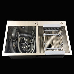 Mua Chậu rửa bát inox 304 hố lệch