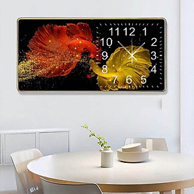 Mua TRANH ĐỒNG HỒ TRÁNG GƯƠNG 3D CAO CẤP - TRANH ĐỒNG HỒ PHONG CÁCH SANG TRỌNG LỊCH THIỆP(TA8G5 ĐINH 3 CHÂN)