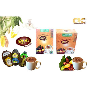 Bột Cacao Hòa Tan Nguyên Chất Rich Cocoa Indochine (Hộp 170g)