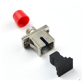 Mua Khớp Nối Đầu Sợi Quang Coupler SC-FC Kim Loại Màu Đen