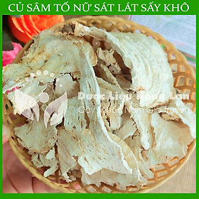  100G Củ Sâm tố nữ thái lát sấy khô tăng vòng 1, củ sâm tố nữ khô nguyên chất sản sinh collagen, tăng cường nội tiết tố