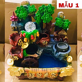 Mua Thác nước phong thuỷ để bàn và đài phun nước  Cầu vòm 5 lỗ với phong cảnh hòn non bộ sáng tạo bánh xe phong thuỷ