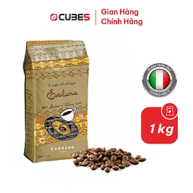 Cà phê hạt Carraro Villaggio Evaluna - 1kg - Nhập khẩu chính hãng từ Ý