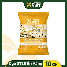 Gạo Lúa Vàng Việt ST25 Én Vàng túi 10kg