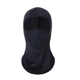 Mũ trùm đầu ninja kín cổ chống nắng chống gió bụi vải thun lạnh co giãn có lưới thở thoáng mát chạy xe phượt