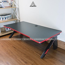 Mua BÀN NGỒI BỆT GAMING CHỮ K CHÂN GẬP GỌN TIỆN LỢI BO CẠNH SIZE 120 x 60 x 35cm mới