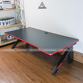 BÀN NGỒI BỆT GAMING CHỮ K CHÂN GẬP GỌN TIỆN LỢI BO CẠNH SIZE 120 x 60 x 35cm mới