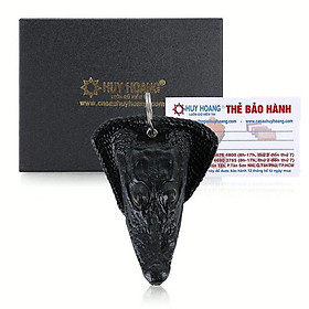 Móc khóa đầu cá sấu Huy Hoàng cỡ lớn màu đen HT8285